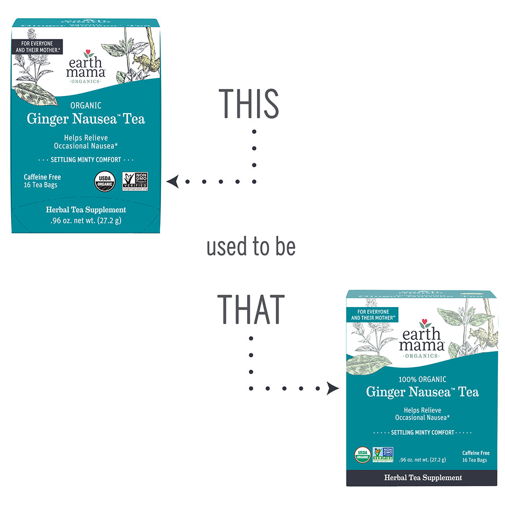 This Used to be That: Organic Ginger Nausea Tea