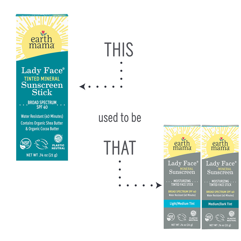 Lady Face® Tinted Mineral Sunscreen Stick SPF 40: This used to be that