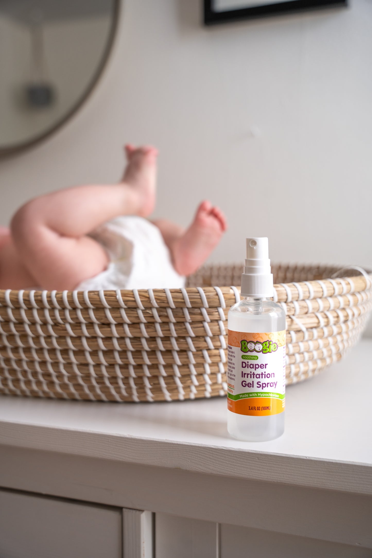 Boogie Diaper Irritation Gel Spray, 3.4oz (Case of 12)
