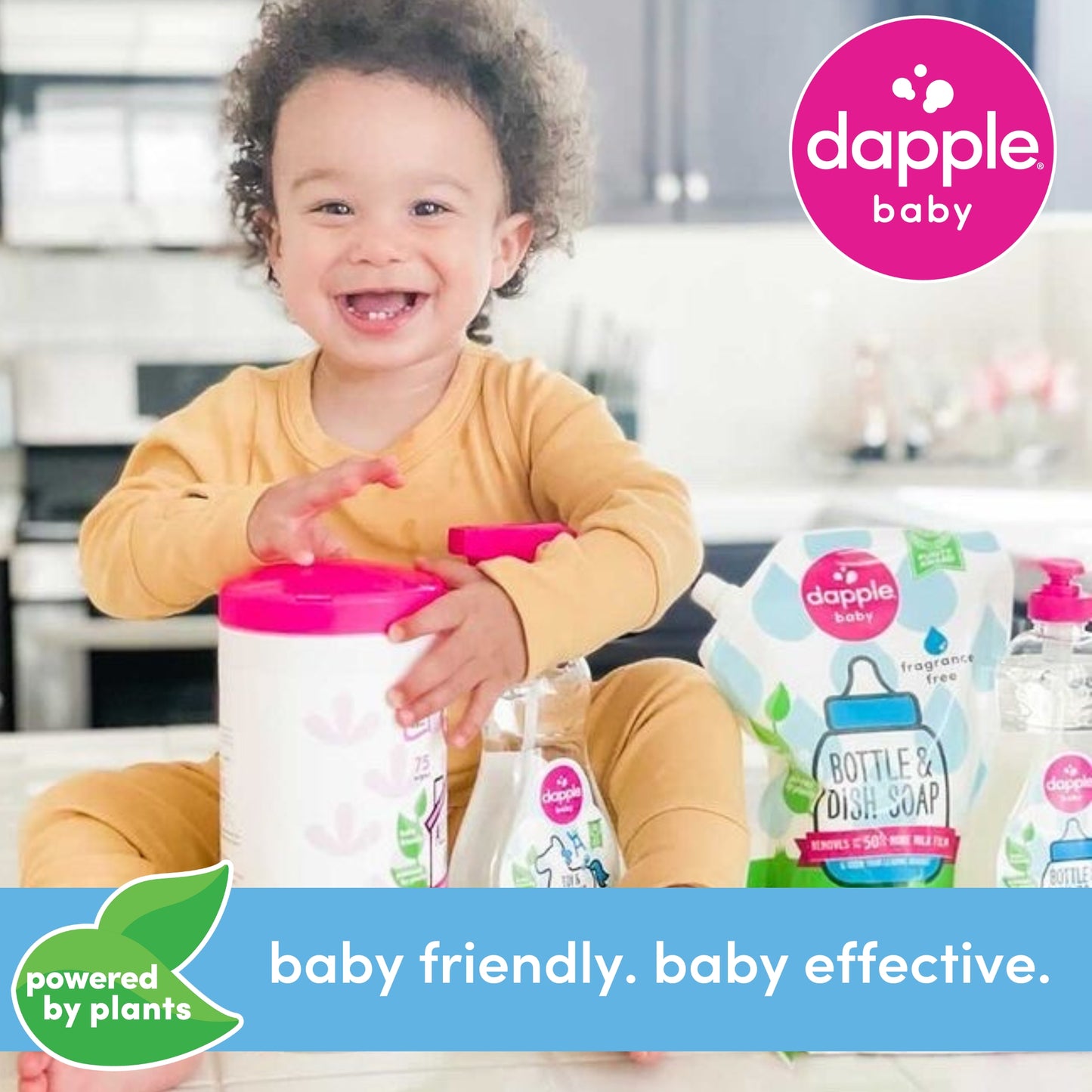 Dapple Pacifier Wipes, Fragrance Free, 40 ct (Case of 12)