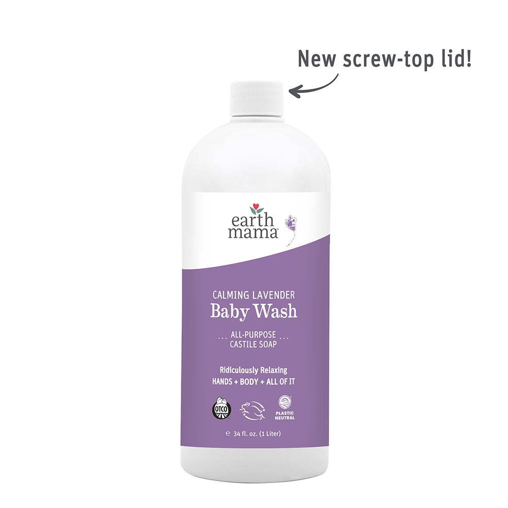 Calming Lavender Baby Wash Liter 
