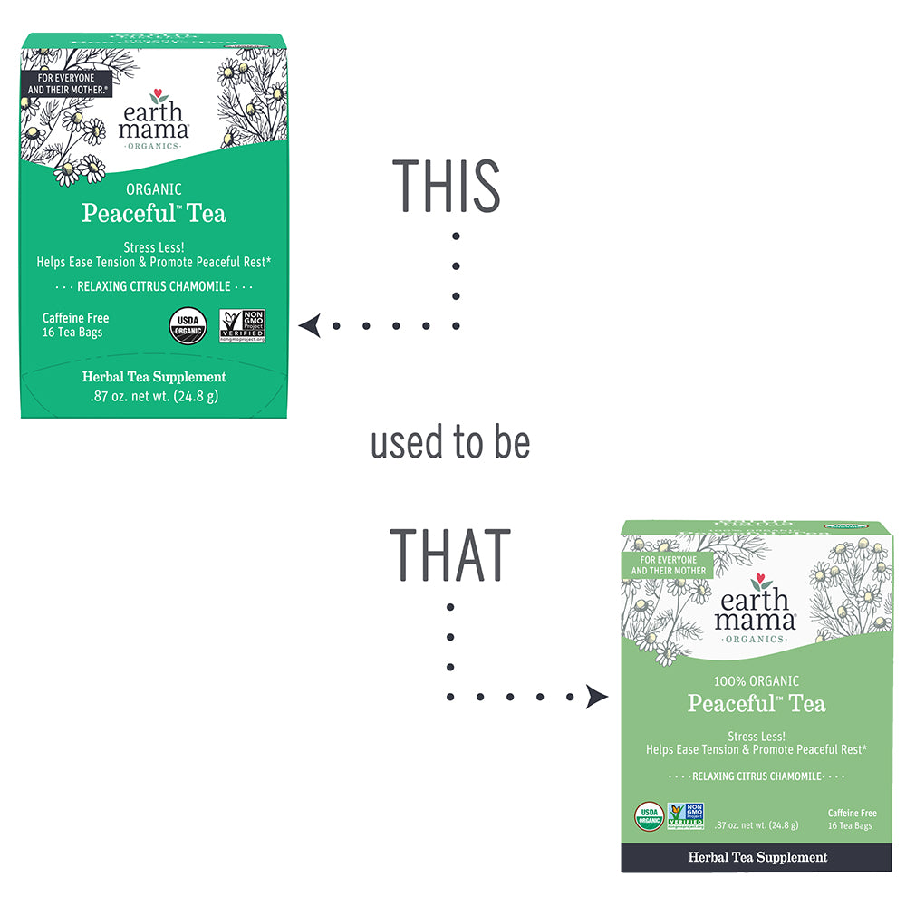 This Used To Be That: Organic Peaceful Tea