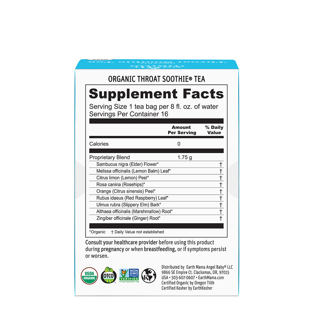 Organic Throat Soothie Tea
