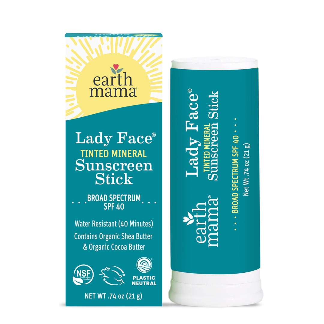 Lady Face® Tinted Mineral Sunscreen  Stick SPF 40 