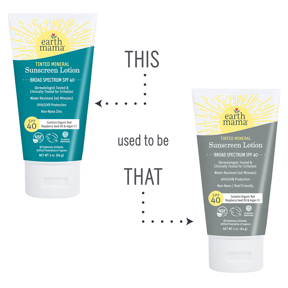 Tinted Mineral Sunscreen Lotion SPF 40: This used to be that