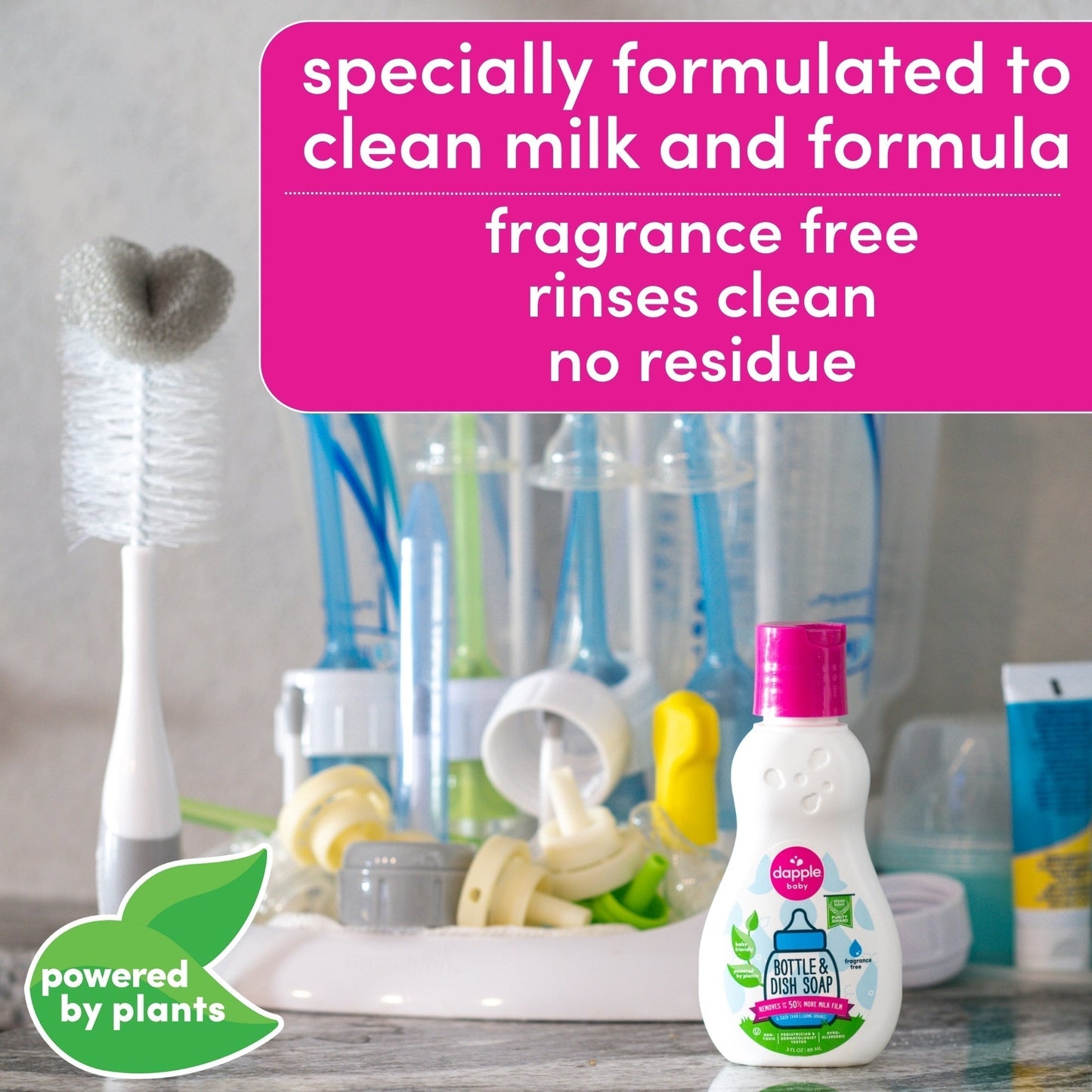 Dapple Baby On the Go Dish Soap 3 oz. Travel Size (Case of 12)