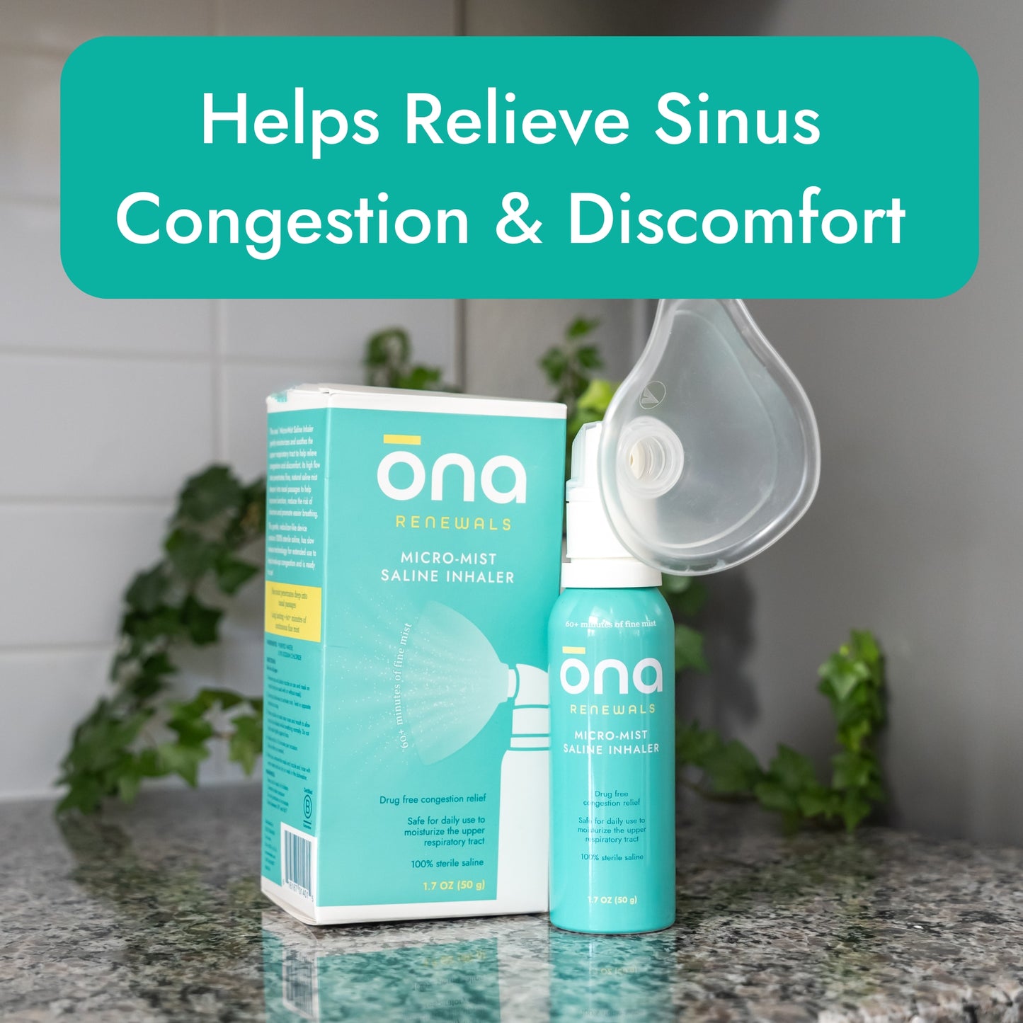 Ona Micro-Mist Inhaler Unscented 1.7oz (Case of 6)