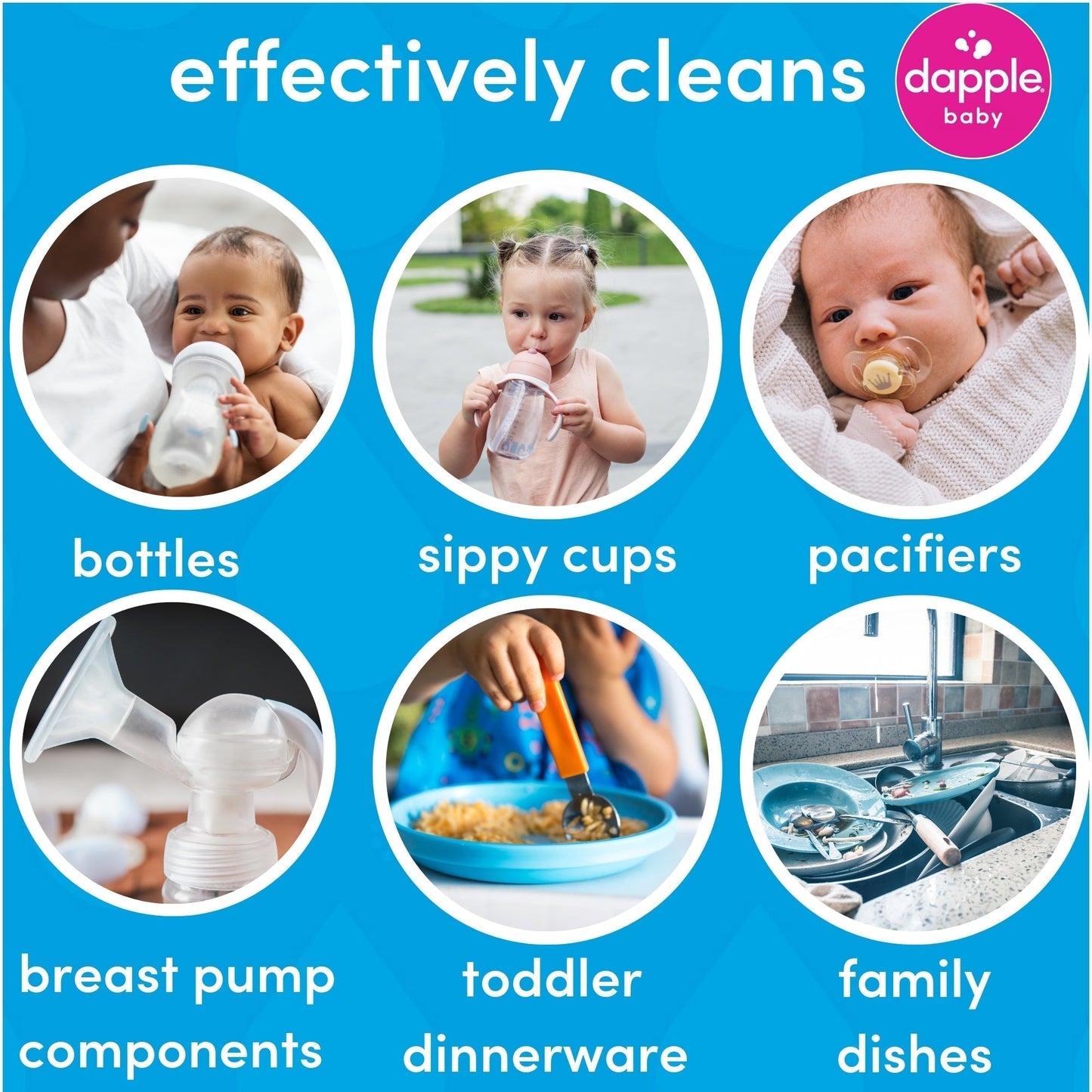 Dapple Baby On the Go Dish Soap 3 oz. Travel Size (Case of 12)