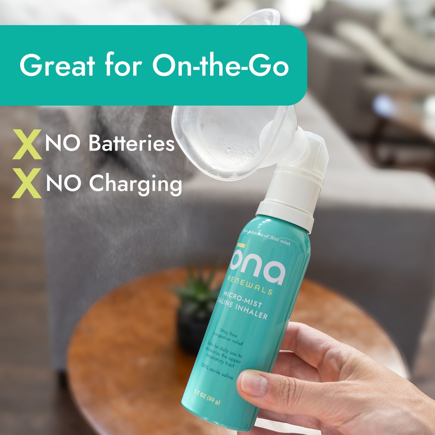 Ona Micro-Mist Inhaler Unscented 1.7oz (Case of 6)