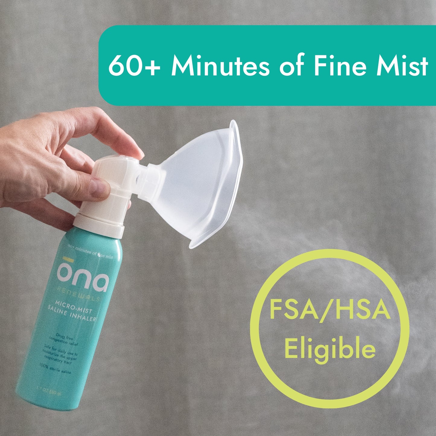 Ona Micro-Mist Inhaler Unscented 1.7oz (Case of 6)