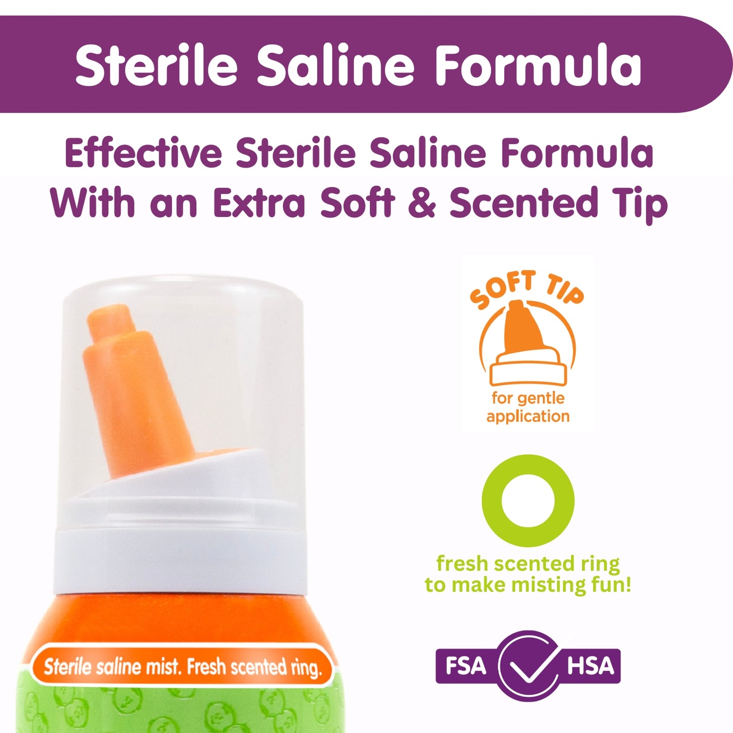 Boogie Mist Saline Spray, Fresh, 3.1oz (Case of 12)