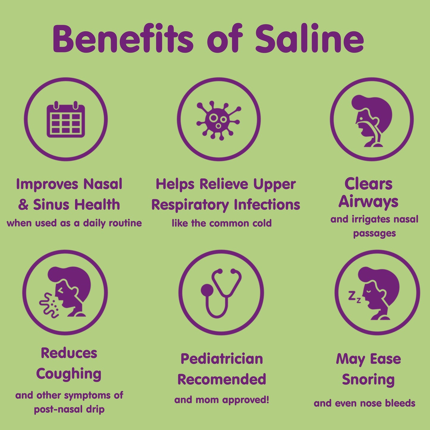 Boogie Mist Saline Spray, Fresh, 3.1oz (Case of 12)