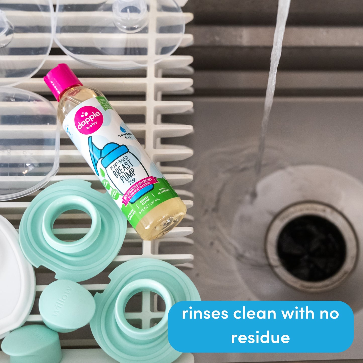 Dapple Baby Breast Pump Cleaner Soap 8 oz. (Case of 8)