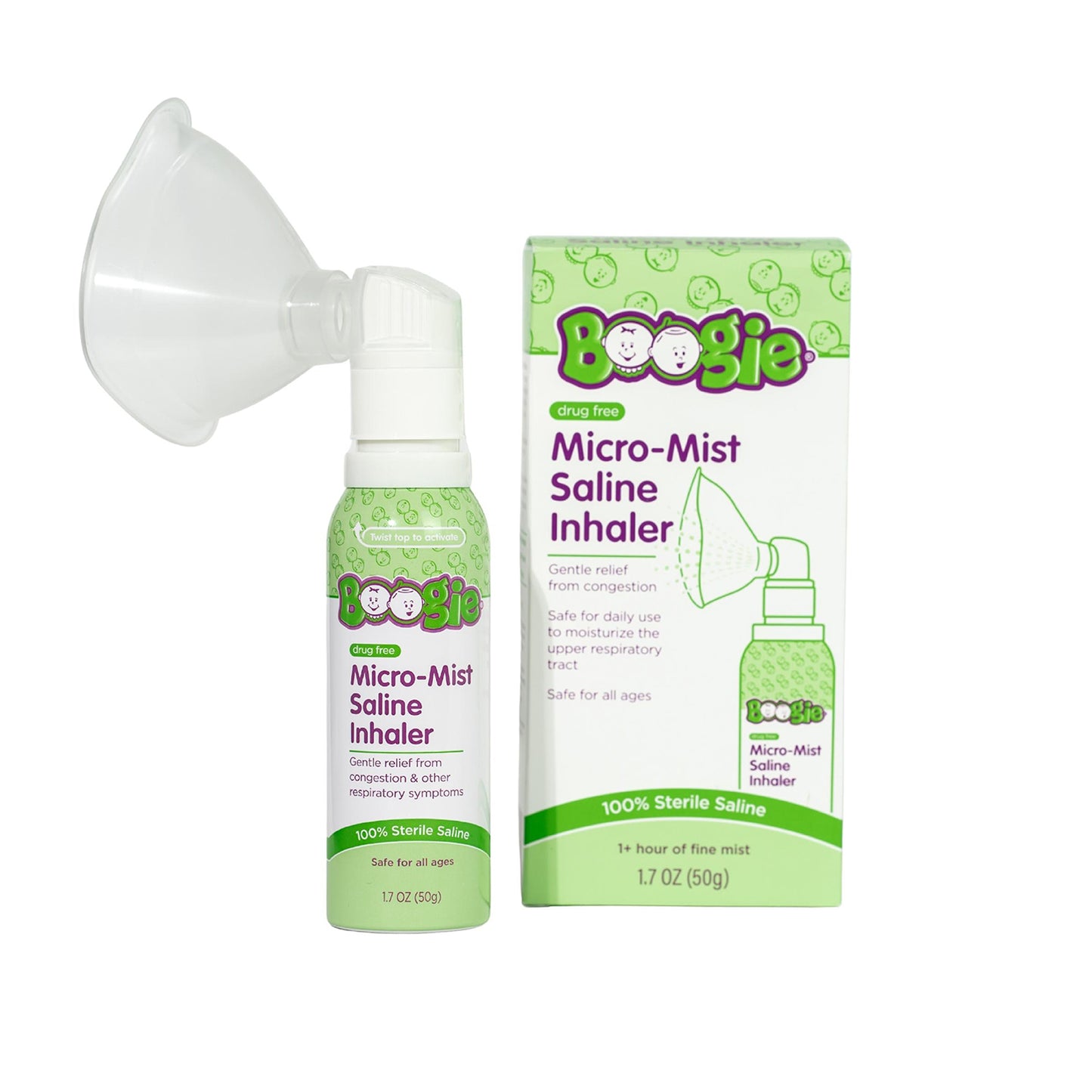 Boogie Micro-Mist Inhaler, Unscented, 1.7oz (Case of 6)